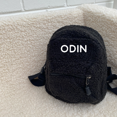 Black bag with White embroidery